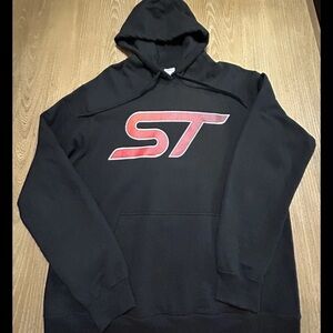 Ford ST Men’s Black Pullover Hoodie Size Large